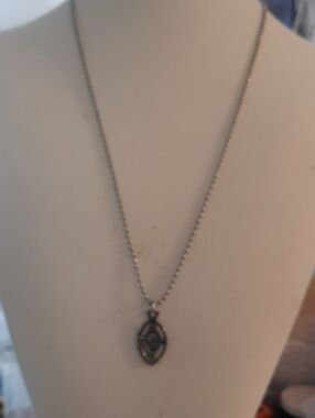 Silvertone Pendant Necklace